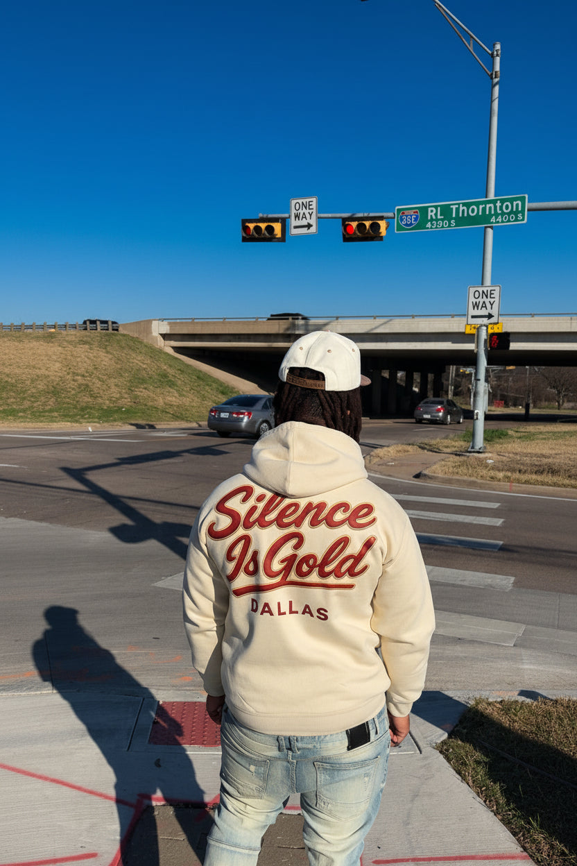 Silence is Gold Dallas Hoodie