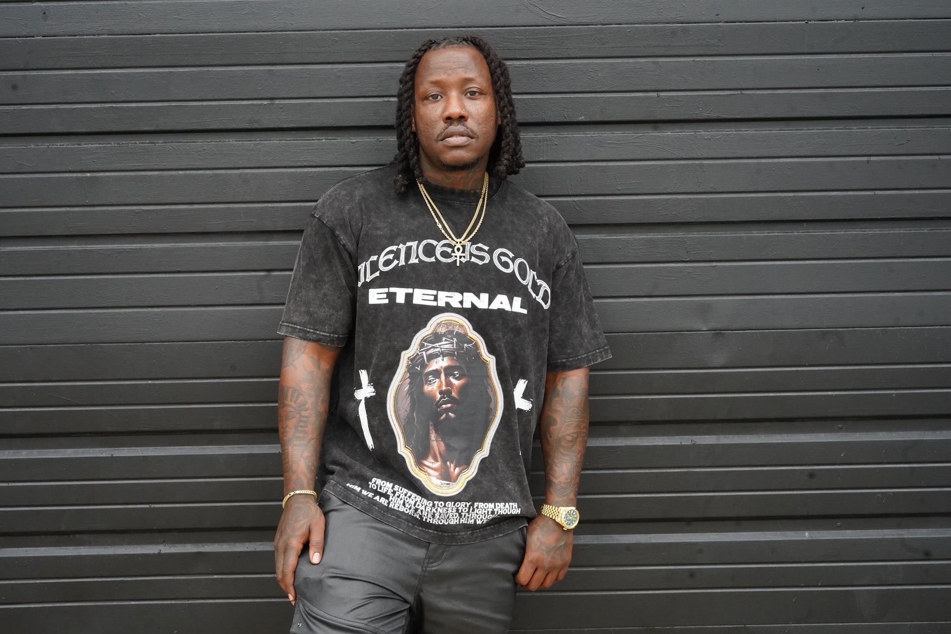 Black Jesus acid wash