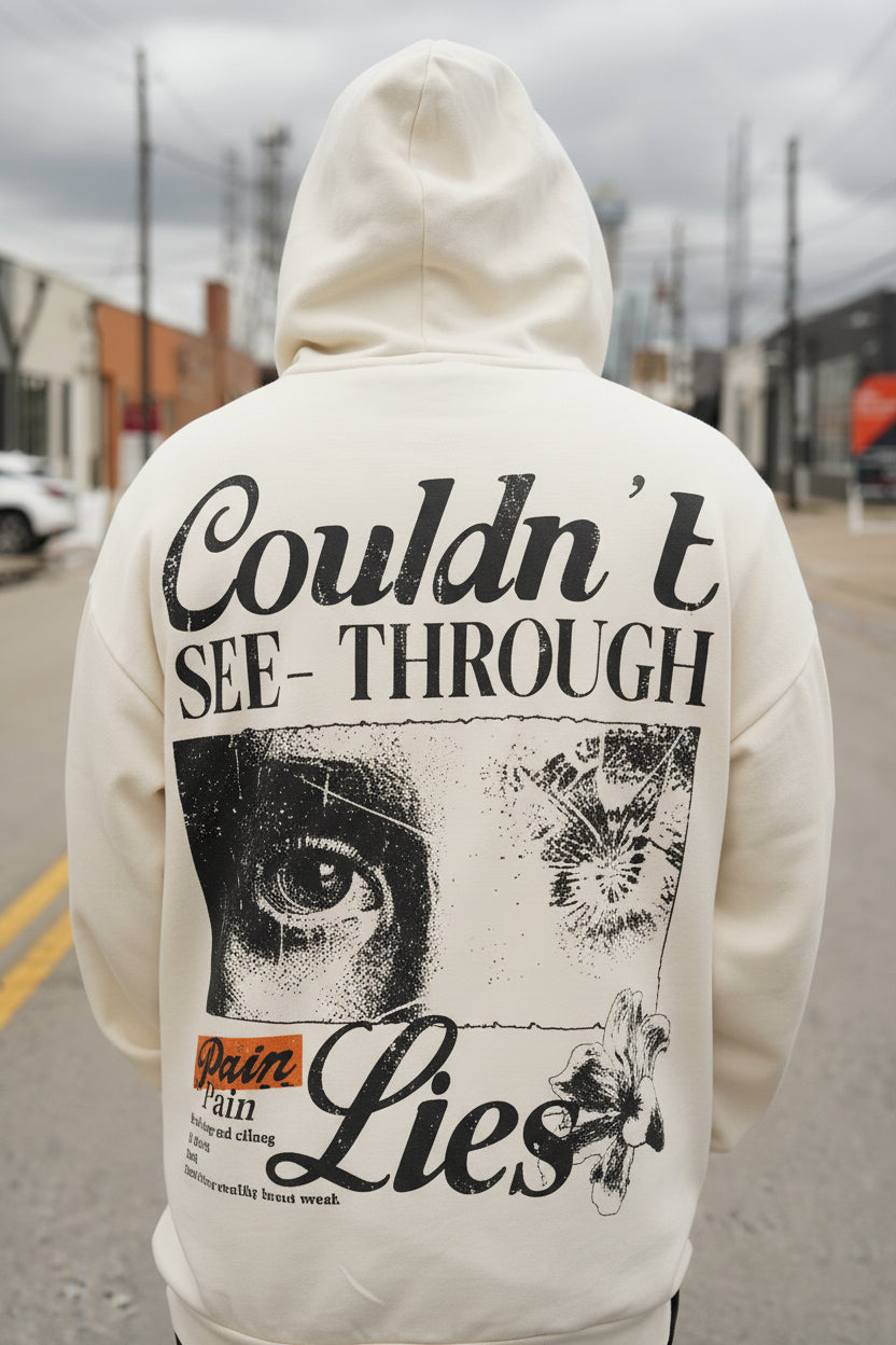 See through pretty lies hoodie