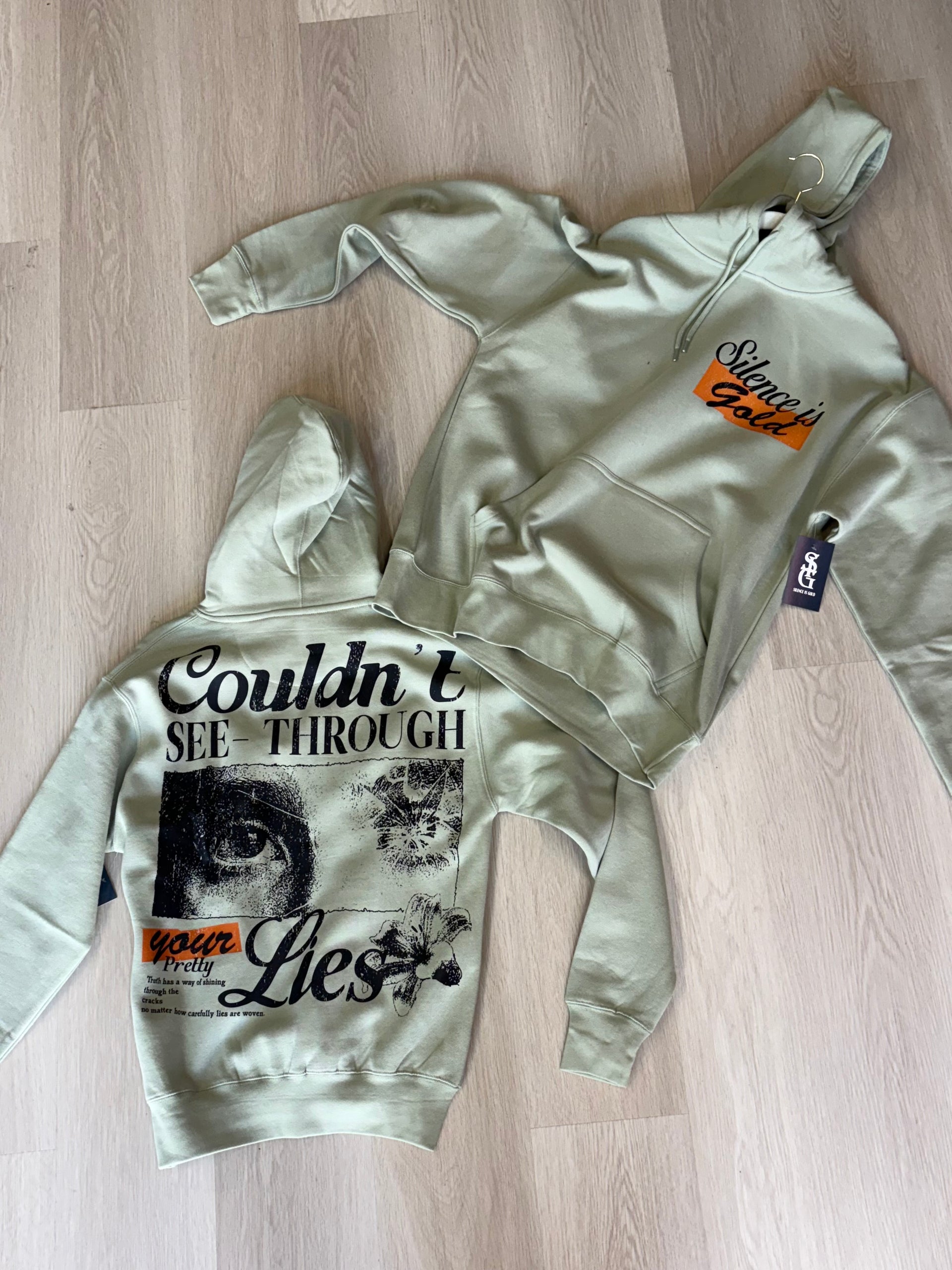 See through pretty lies Hoodie