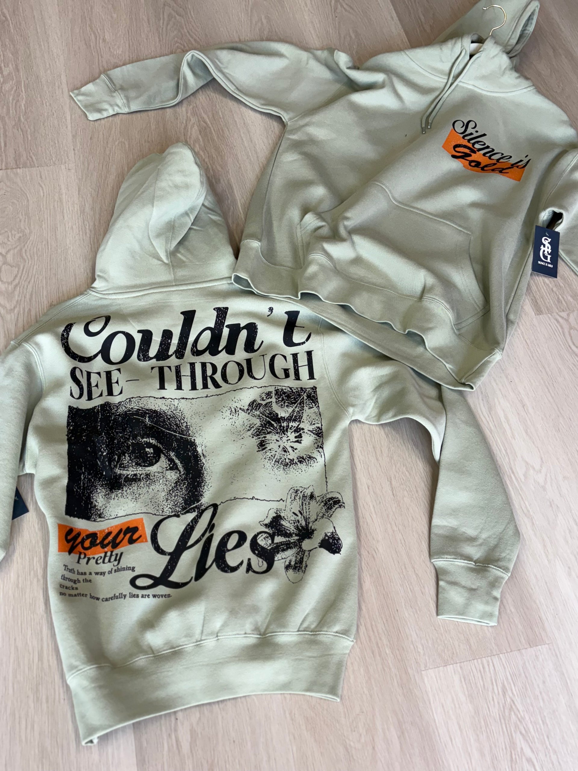 See through pretty lies Hoodie